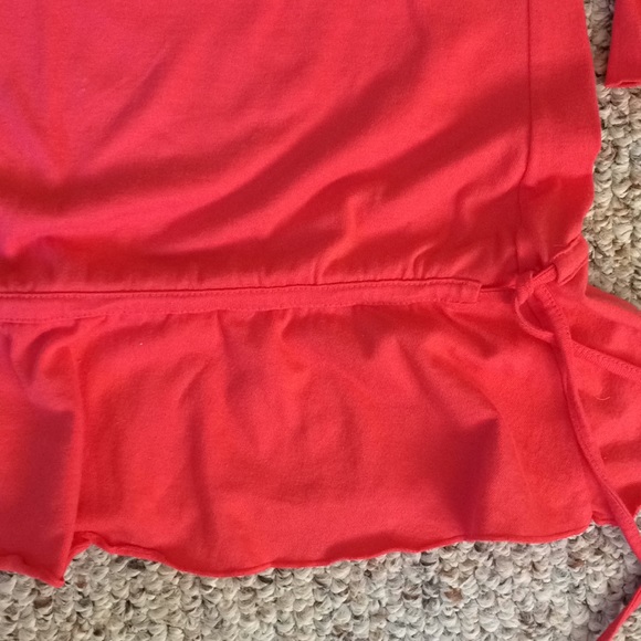 Tunic top Sz L in melon - Picture 3 of 4